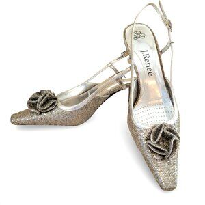 Party on Your Feet - J. Reneé Elisha Glam Slingback Pumps